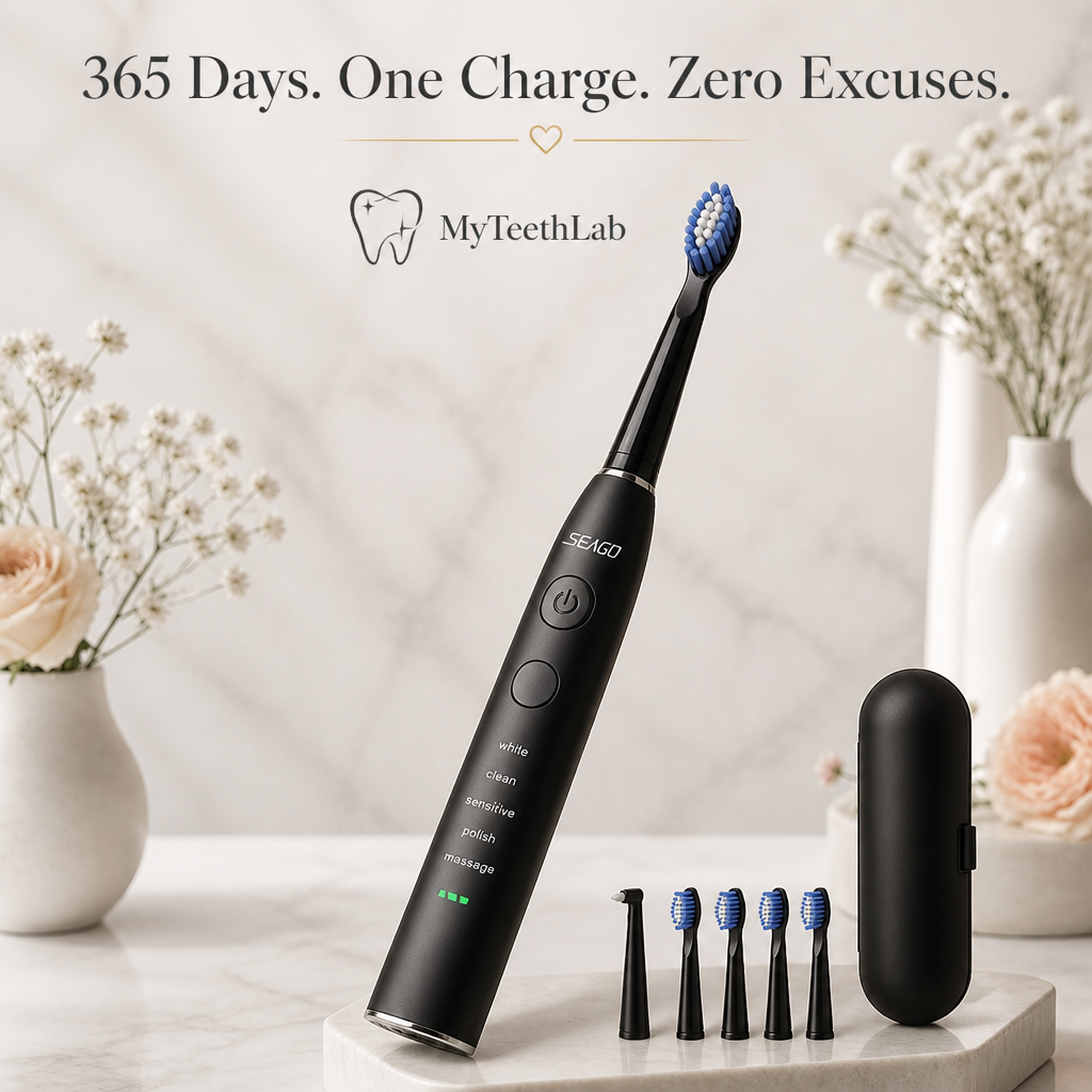 The Last Toothbrush You'll Ever Need to Charge — 360-Day Battery, 5 Modes & Travel-Ready
